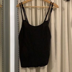 Dark grey LNA tank top